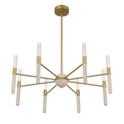 Savoy House 1-9716-8-322 LED Chandelier, Warm Brass (4)