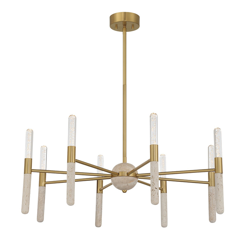 Savoy House 1-9716-8-322 LED Chandelier, Warm Brass (5)
