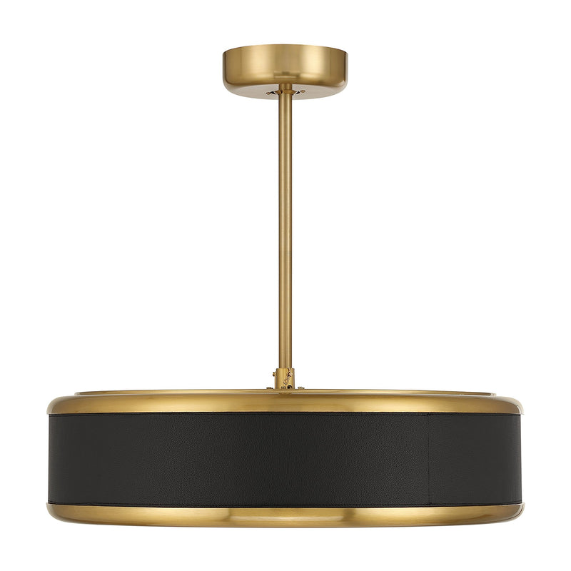 Savoy House 28-FD-485-322 LED Fan D'Lier, Warm Brass (3)