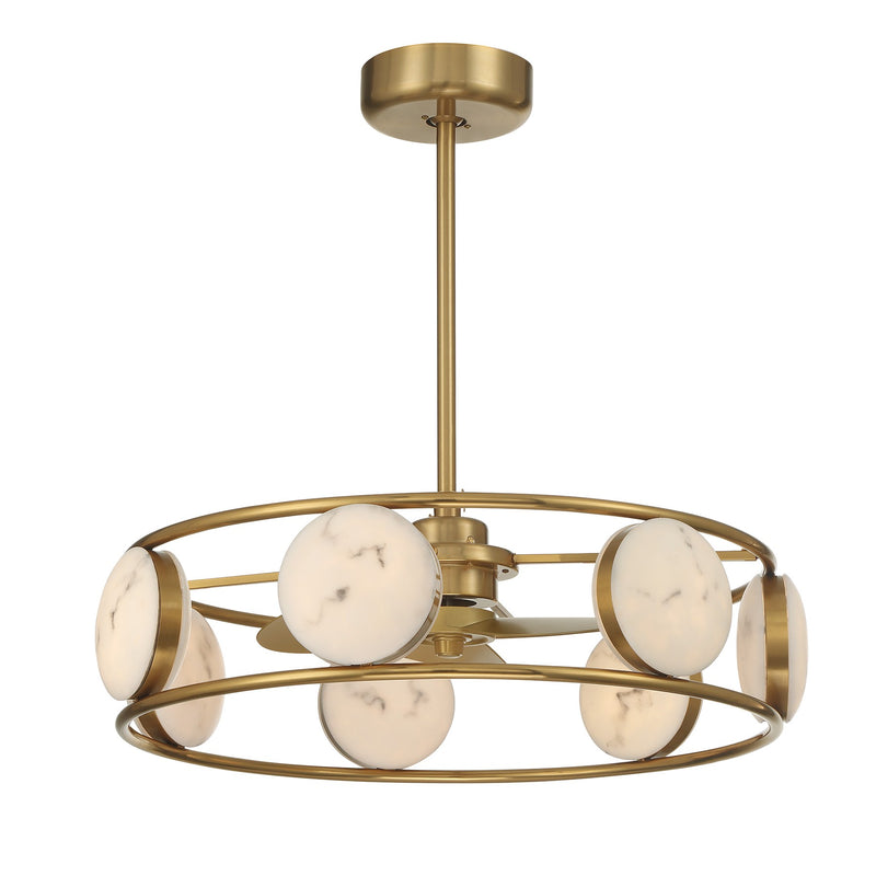 Savoy House 30-FD-435-322 LED Fan D'Lier, Warm Brass (5)