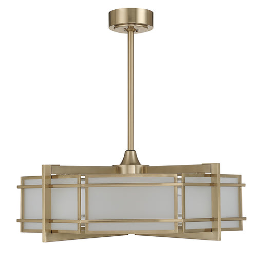 Savoy House 30-FD-495-127 Four Light Fan D'Lier, Noble Brass (2)