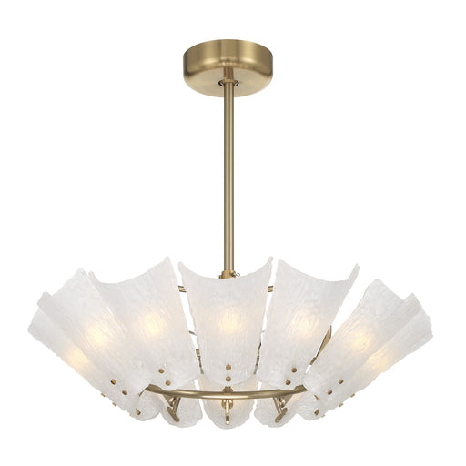 Savoy House 32-FD-465-127 12 Light Fan D'Lier, Noble Brass (2)