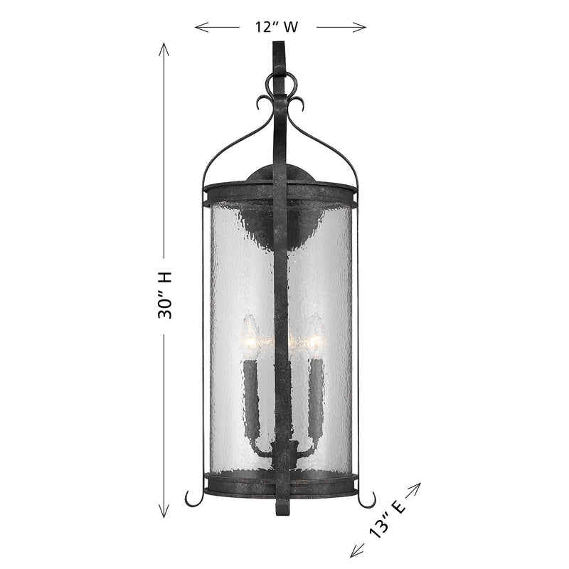 Savoy House 5-111-337 Four Light Outdoor Wall Lantern, Iron Oxide (6)