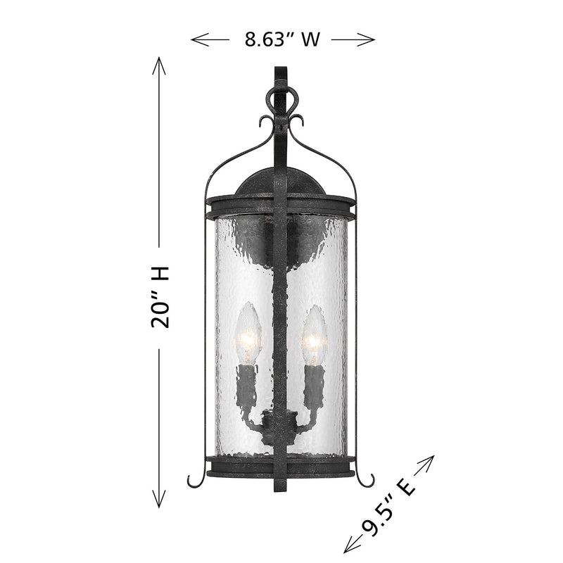 Savoy House 5-113-337 Two Light Outdoor Wall Lantern, Iron Oxide (5)