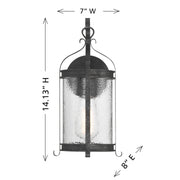 Savoy House 5-114-337 One Light Outdoor Wall Lantern, Iron Oxide (6)