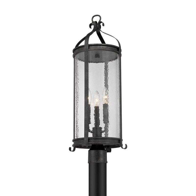 Savoy House 5-115-337 Three Light Outdoor Post Lantern, Iron Oxide (3)