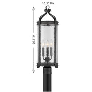 Savoy House 5-115-337 Three Light Outdoor Post Lantern, Iron Oxide (6)