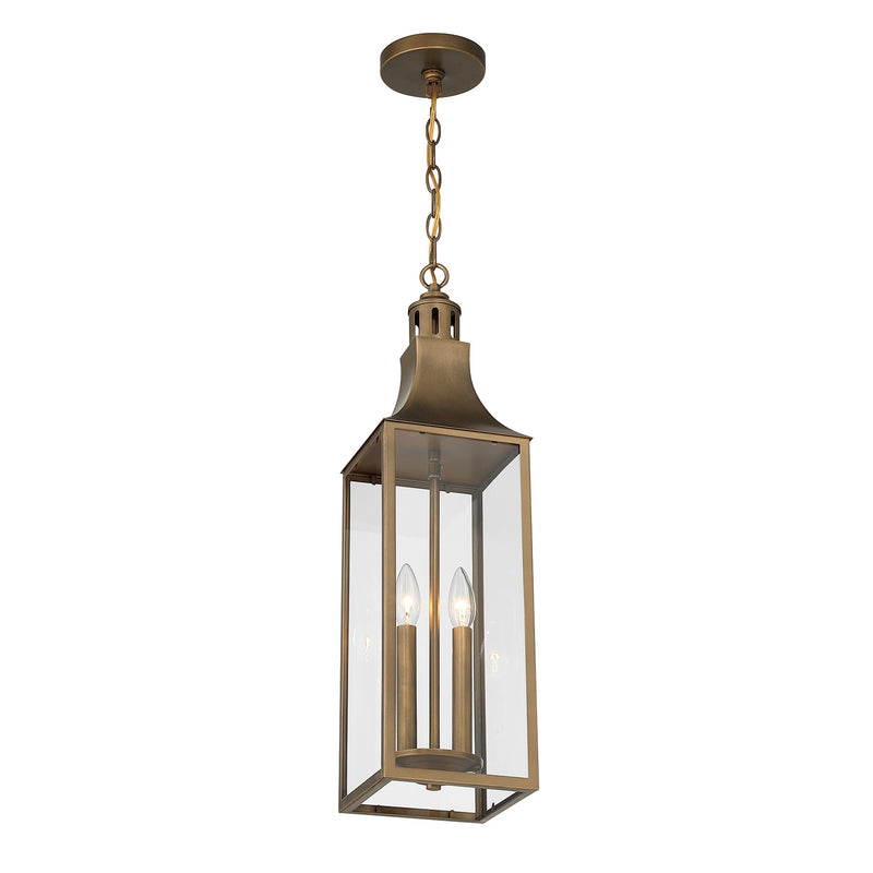 Savoy House 5-220-273 Two Light Outdoor Hanging Lantern, Atlas Bronze (3)