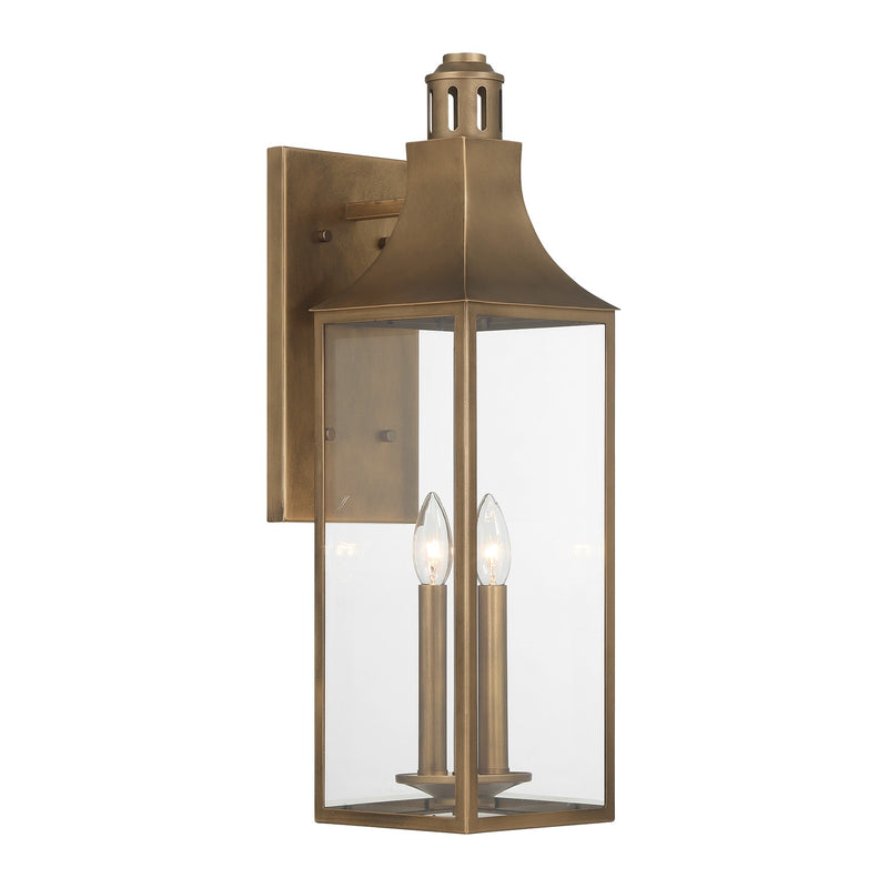 Savoy House 5-221-273 Two Light Outdoor Wall Lantern, Atlas Bronze (4)