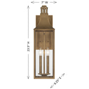 Savoy House 5-221-273 Two Light Outdoor Wall Lantern, Atlas Bronze (6)