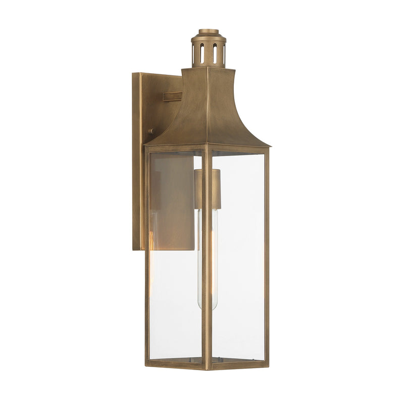 Savoy House 5-223-273 One Light Outdoor Wall Lantern, Atlas Bronze (4)