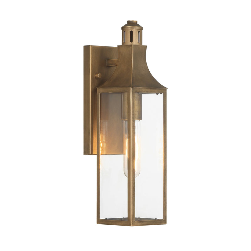 Savoy House 5-224-273 One Light Outdoor Wall Lantern, Atlas Bronze (3)
