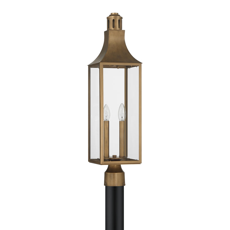Savoy House 5-225-273 Two Light Outdoor Post Lantern, Atlas Bronze (2)