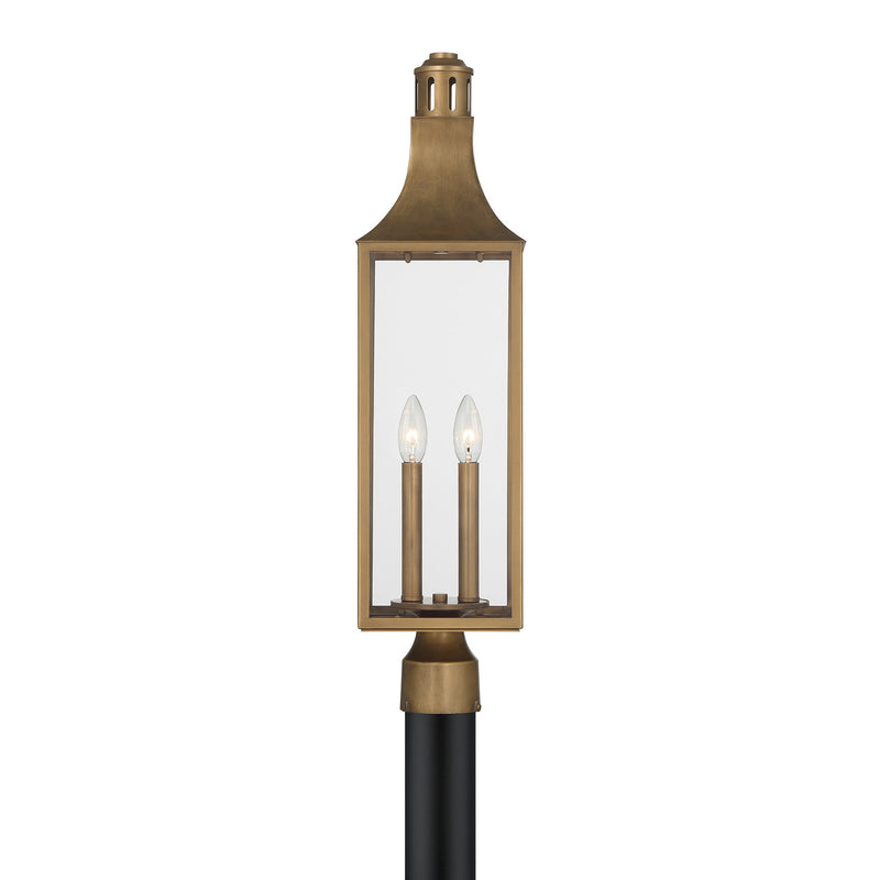 Savoy House 5-225-273 Two Light Outdoor Post Lantern, Atlas Bronze (4)