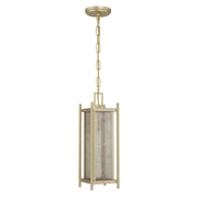 Savoy House 5-3806-344 One Light Outdoor Hanging Lantern, Serene Brass (2)