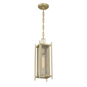 Savoy House 5-3806-344 One Light Outdoor Hanging Lantern, Serene Brass (3)