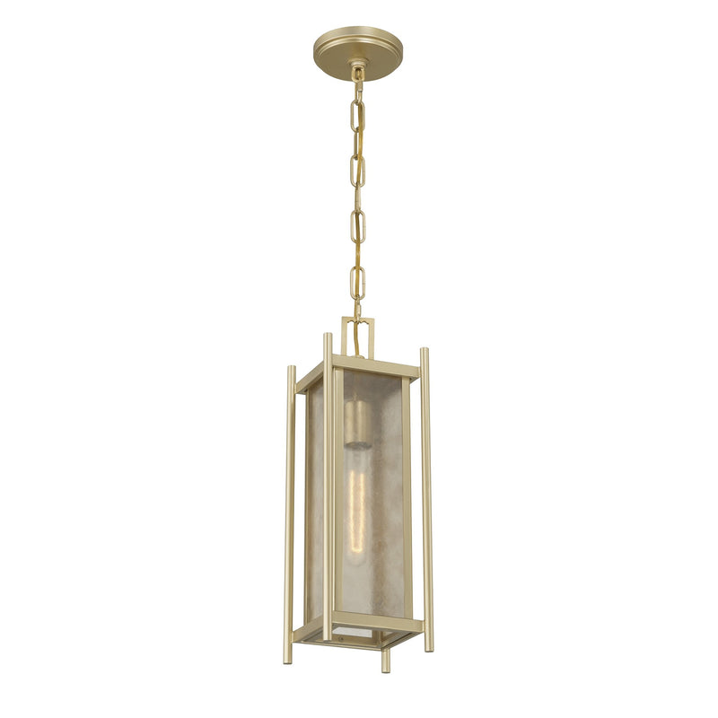 Savoy House 5-3806-344 One Light Outdoor Hanging Lantern, Serene Brass (3)