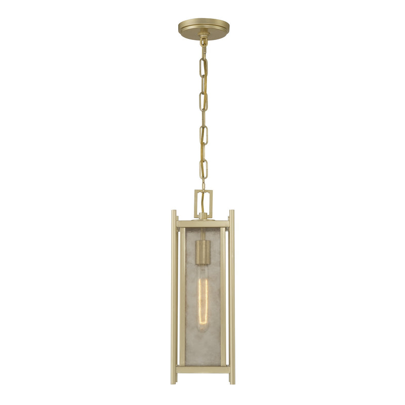 Savoy House 5-3806-344 One Light Outdoor Hanging Lantern, Serene Brass (4)