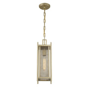 Savoy House 5-3806-344 One Light Outdoor Hanging Lantern, Serene Brass (5)
