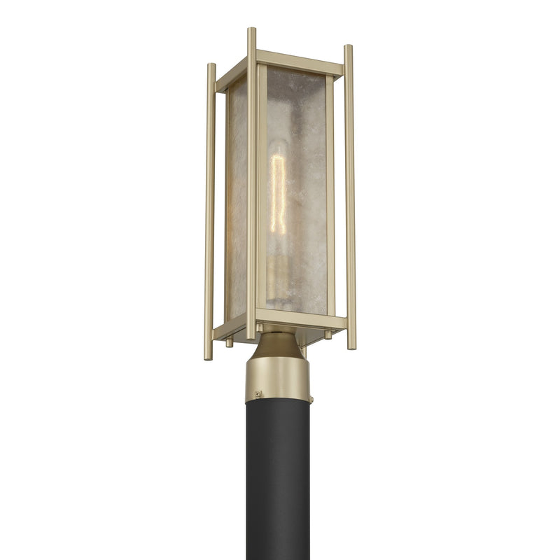 Savoy House 5-3807-344 One Light Outdoor Post Lantern, Serene Brass (3)