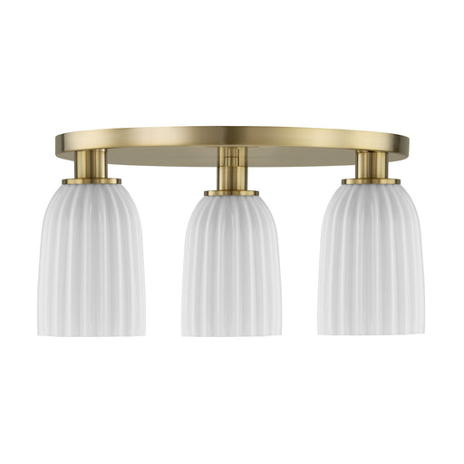 Savoy House 6-1247-3-127 Three Light Flush Mount, Noble Brass (2)