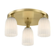 Savoy House 6-1247-3-127 Three Light Flush Mount, Noble Brass (3)