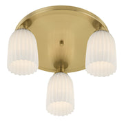 Savoy House 6-1247-3-127 Three Light Flush Mount, Noble Brass (4)
