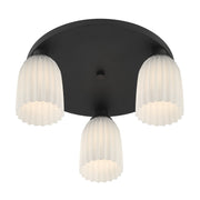 Savoy House 6-1247-3-89 Three Light Flush Mount, Matte Black (4)