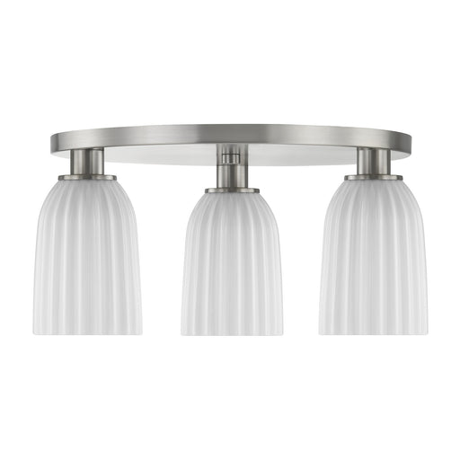 Savoy House 6-1247-3-SN Three Light Flush Mount, Satin Nickel (2)