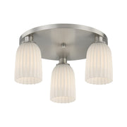 Savoy House 6-1247-3-SN Three Light Flush Mount, Satin Nickel (3)