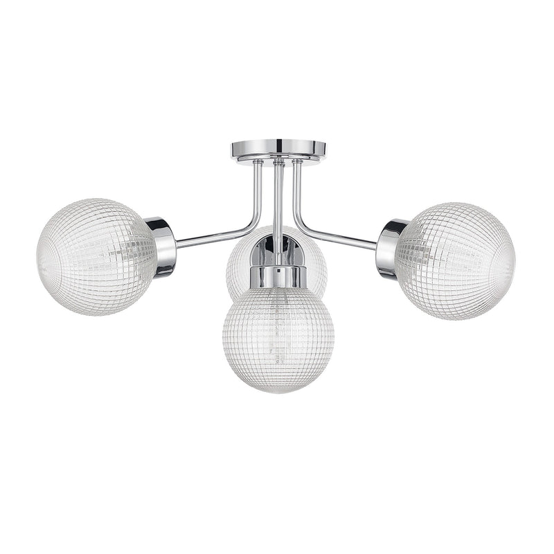 Savoy House 6-3364-4-11 Four Light Semi-Flush Mount, Chrome (2)