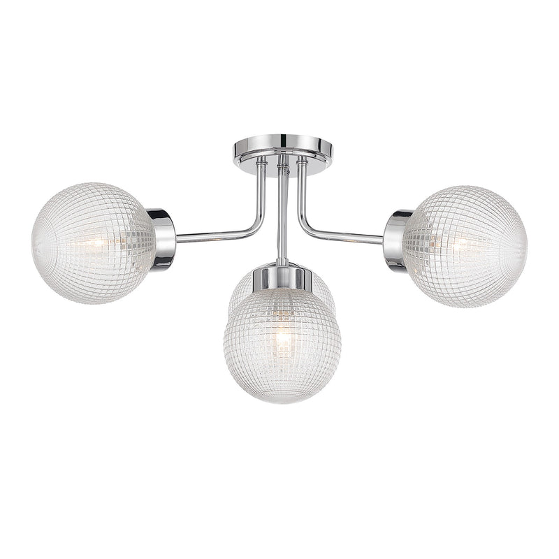 Savoy House 6-3364-4-11 Four Light Semi-Flush Mount, Chrome (3)