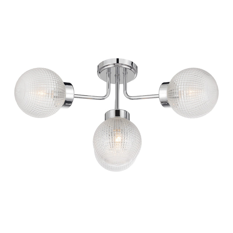 Savoy House 6-3364-4-11 Four Light Semi-Flush Mount, Chrome (4)