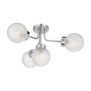 Savoy House 6-3364-4-11 Four Light Semi-Flush Mount, Chrome (5)