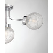 Savoy House 6-3364-4-11 Four Light Semi-Flush Mount, Chrome (6)
