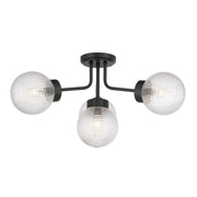 Savoy House 6-3364-4-89 Four Light Semi-Flush Mount, Matte Black (3)