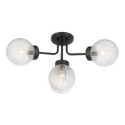 Savoy House 6-3364-4-89 Four Light Semi-Flush Mount, Matte Black (4)