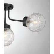 Savoy House 6-3364-4-89 Four Light Semi-Flush Mount, Matte Black (6)