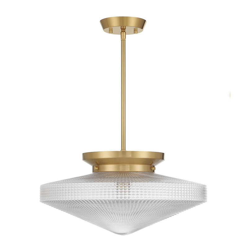 Savoy House 6-4464-1-322 One Light Convertible, Warm Brass (2)