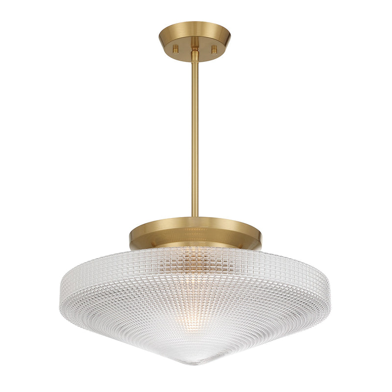 Savoy House 6-4464-1-322 One Light Convertible, Warm Brass (3)