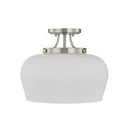 Savoy House 6-6035-3-SN Three Light Semi-Flush Mount, Satin Nickel (2)