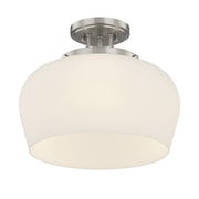 Savoy House 6-6035-3-SN Three Light Semi-Flush Mount, Satin Nickel (3)