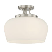 Savoy House 6-6035-3-SN Three Light Semi-Flush Mount, Satin Nickel (4)