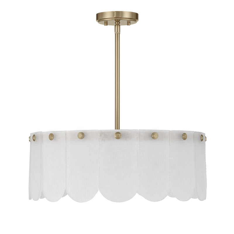 Savoy House 6-9801-4-127 Four Light Convertible, Noble Brass (2)