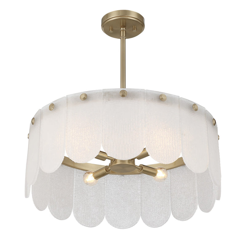 Savoy House 6-9801-4-127 Four Light Convertible, Noble Brass (4)