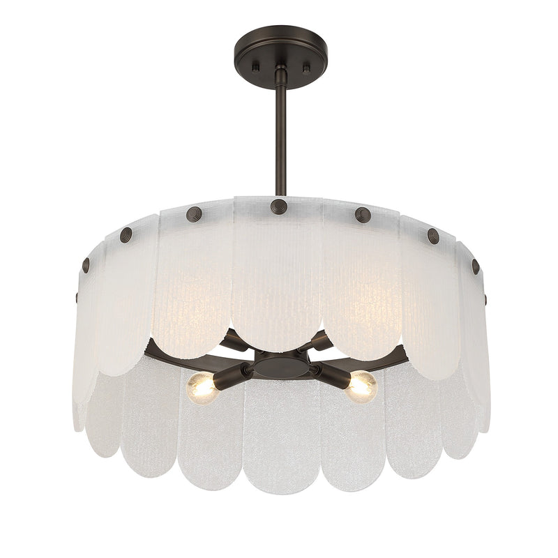 Savoy House 6-9801-4-15 Four Light Convertible, Mediterranean Bronze (4)