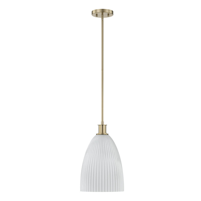 Savoy House 7-1244-1-127 One Light Pendant, Noble Brass (2)