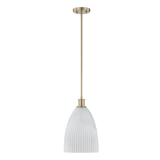 Savoy House 7-1244-1-127 One Light Pendant, Noble Brass (2)