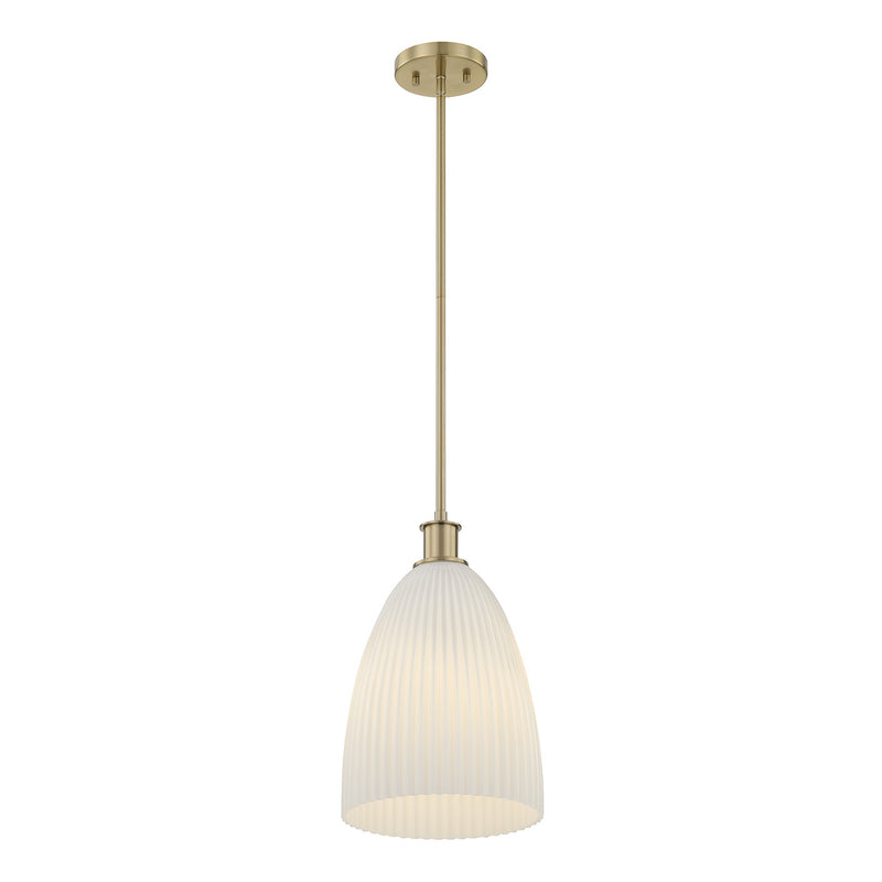 Savoy House 7-1244-1-127 One Light Pendant, Noble Brass (3)