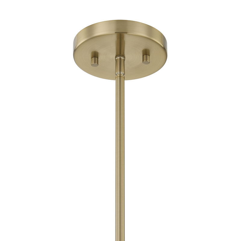 Savoy House 7-1244-1-127 One Light Pendant, Noble Brass (5)